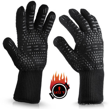 Amazon Suppliers Kitchen Oven Extreme Heat Resistant Gloves BBQ Grill Cooking Gloves